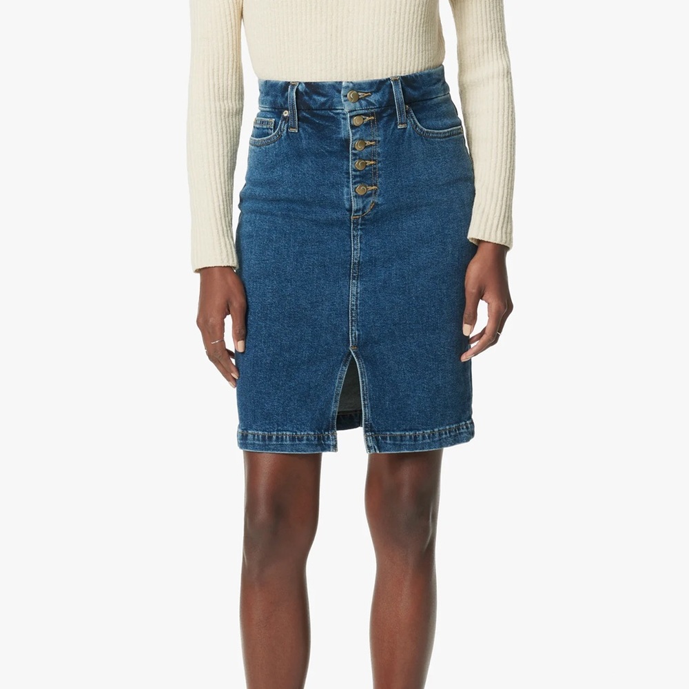 Joes PENCIL SKIRT EXPOSED BUTTON FLY + VENT // BELLAMY